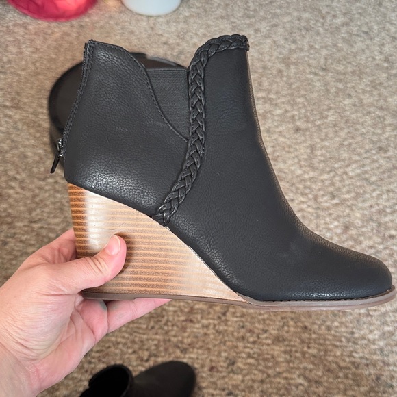 Maurices Sleek Black Ankle Boots - Picture 7 of 8